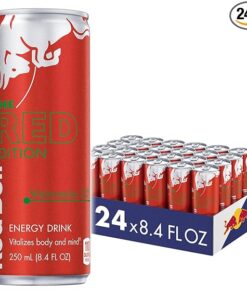 Red Bull Red Edition Watermelon Energy Drink, 8.4 Fl Oz, 24 Cans