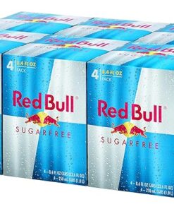 Red Bull Sugar Free Energy Drink, 8.4 Fl Oz, 24 Cans (6 Packs of 4)